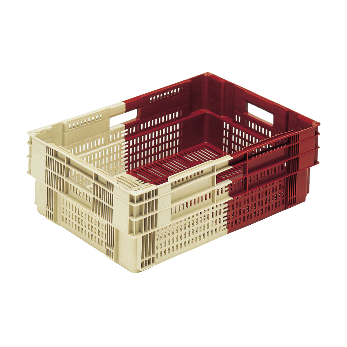 CAISSE AJOUREE 600X400 35L BRD/IV – Caisse ajourée – HygiRéa