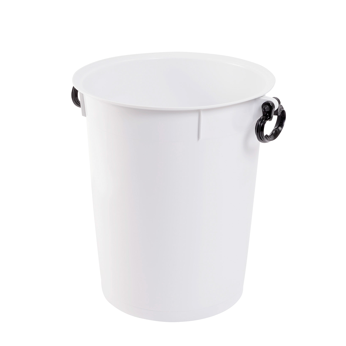 CONTENEUR 50L BLANC POIGNEES NOIRES – Conteneur alimentaire – HygiRéa
