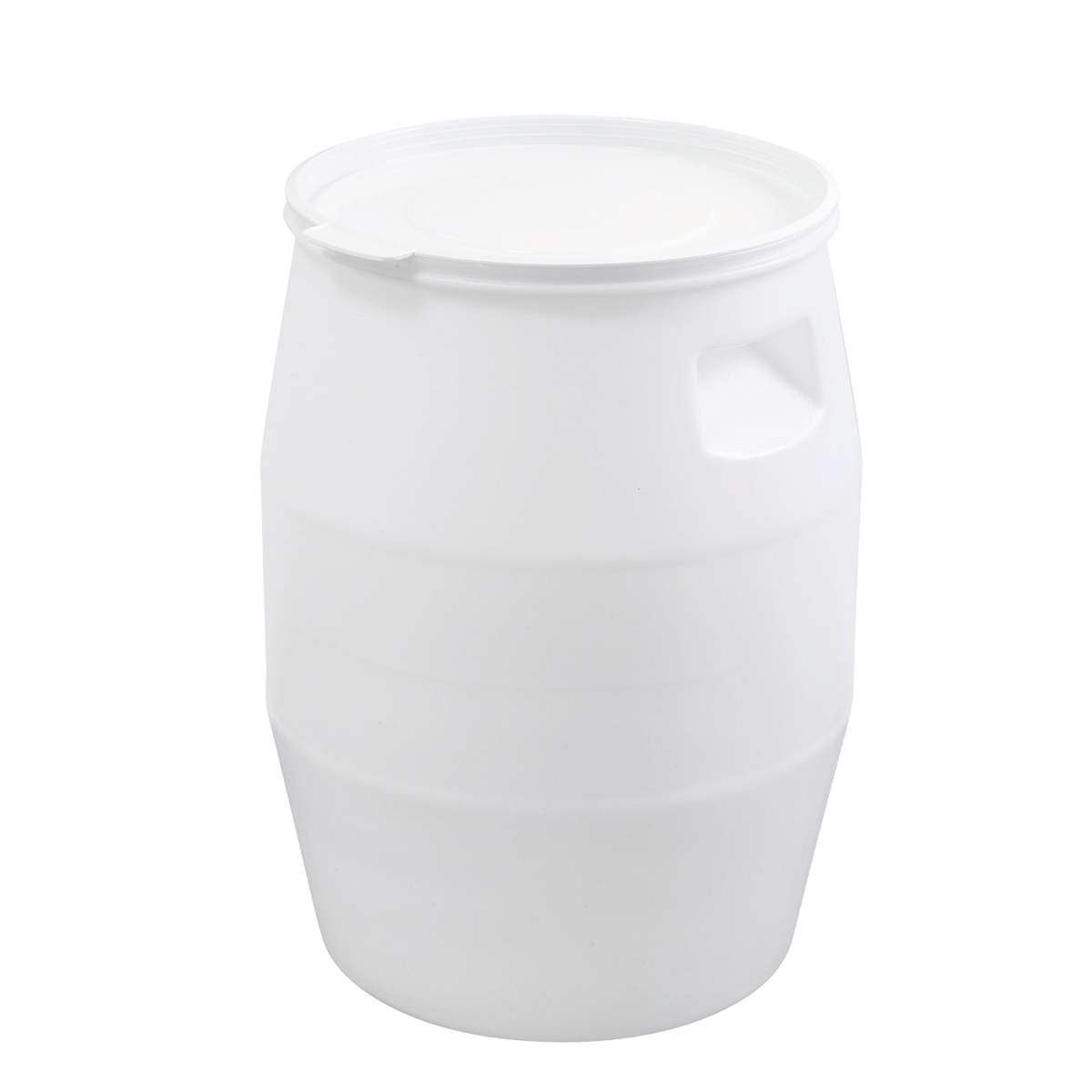 FUT 50 L BLANC + COUV. LANGUETTE – Jerrican, fût, bonbonne – HygiRéa