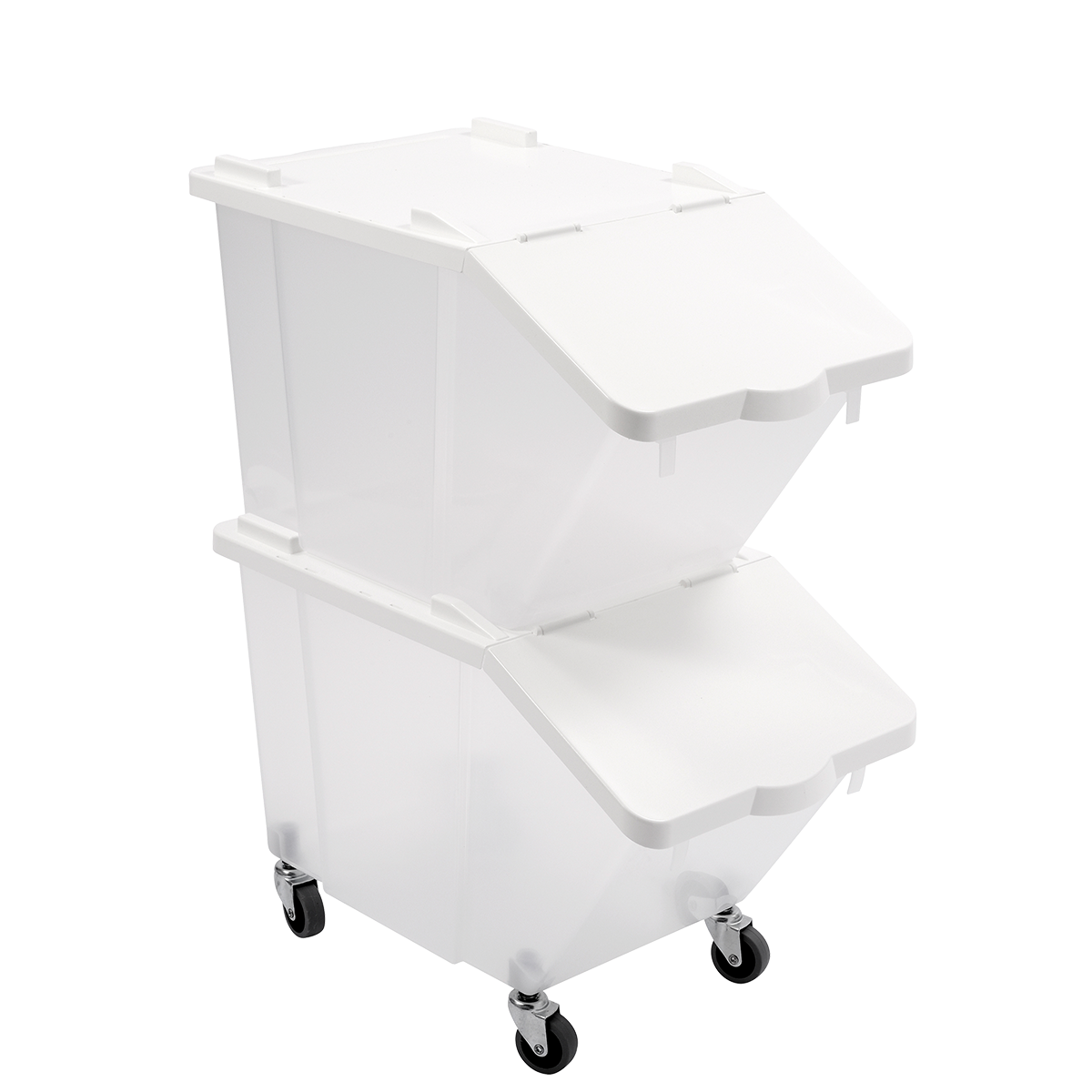 LOT 2 BACS ING.30L + 2 CV + 4 ROUES – Bac à ingrédients – HygiRéa