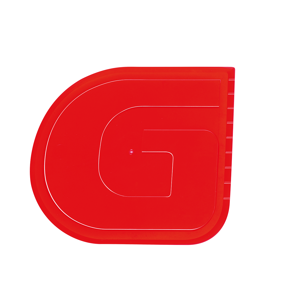 LOT DE 5 CORNES DEMI-RONDES ROUGE – Corne, pelle – HygiRéa