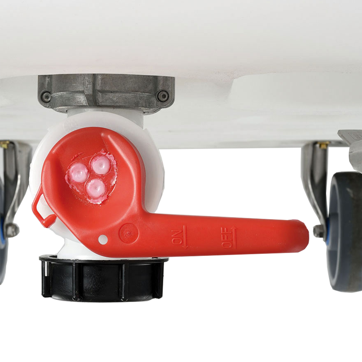 VANNE 1/4 TOUR BAC DOUBLE-PAROI – Accessoires bacs alimentaires – HygiRéa