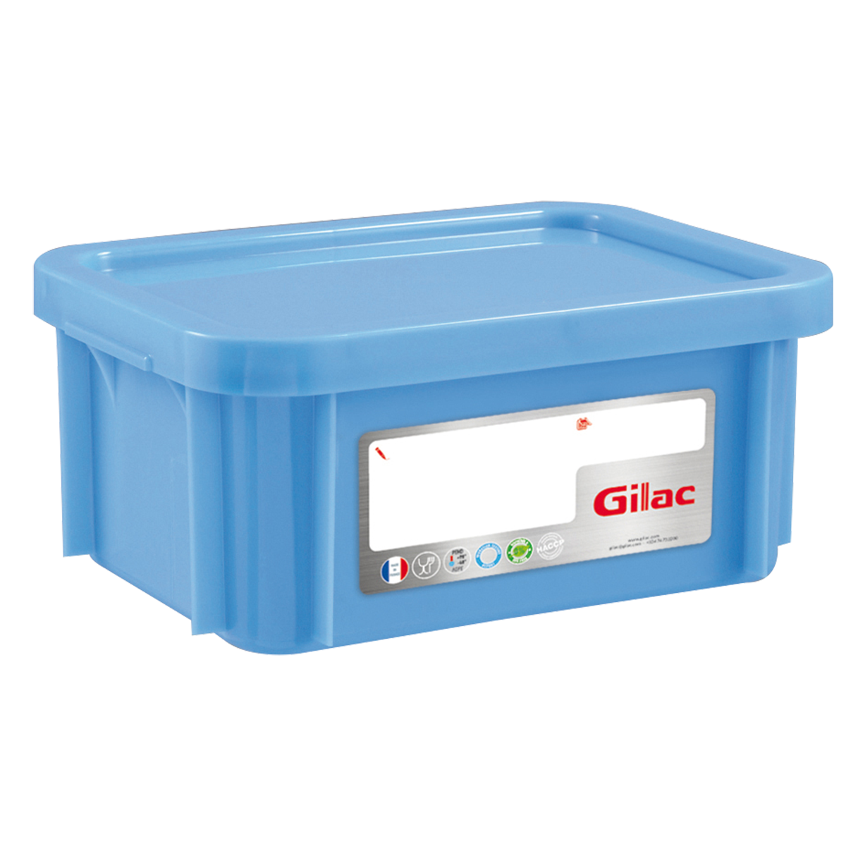 BAC HACCP RECT. 12 L + COUV. – Bac renforcé – HygiRéa