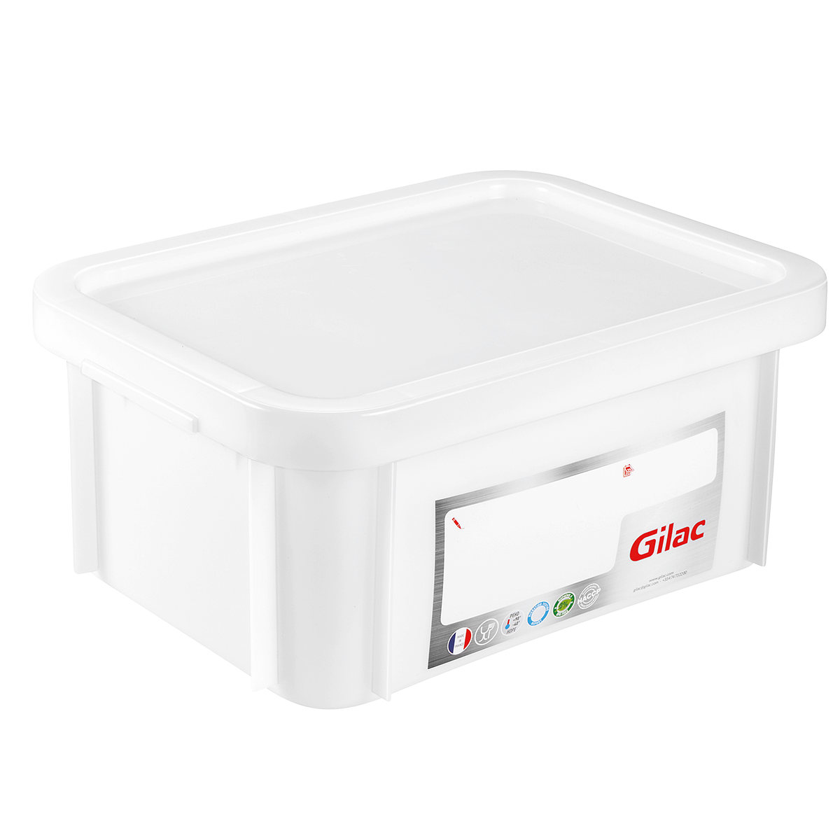 BAC HACCP RECT. 12 L + COUV. – Bac renforcé – HygiRéa