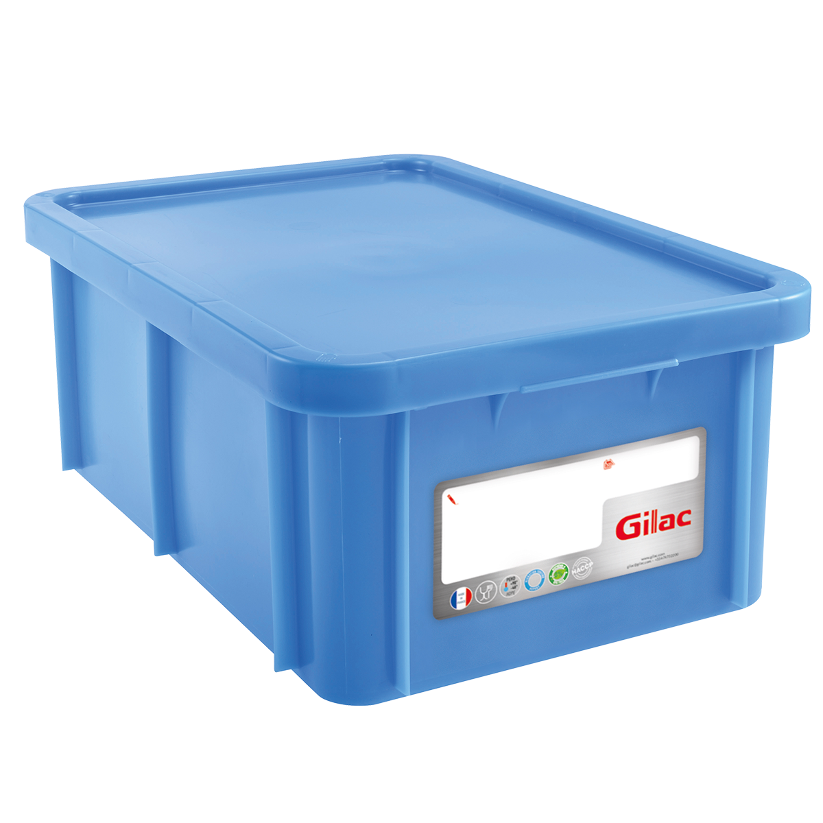 BAC HACCP RECT. 35 L + COUV. – Bac renforcé – HygiRéa