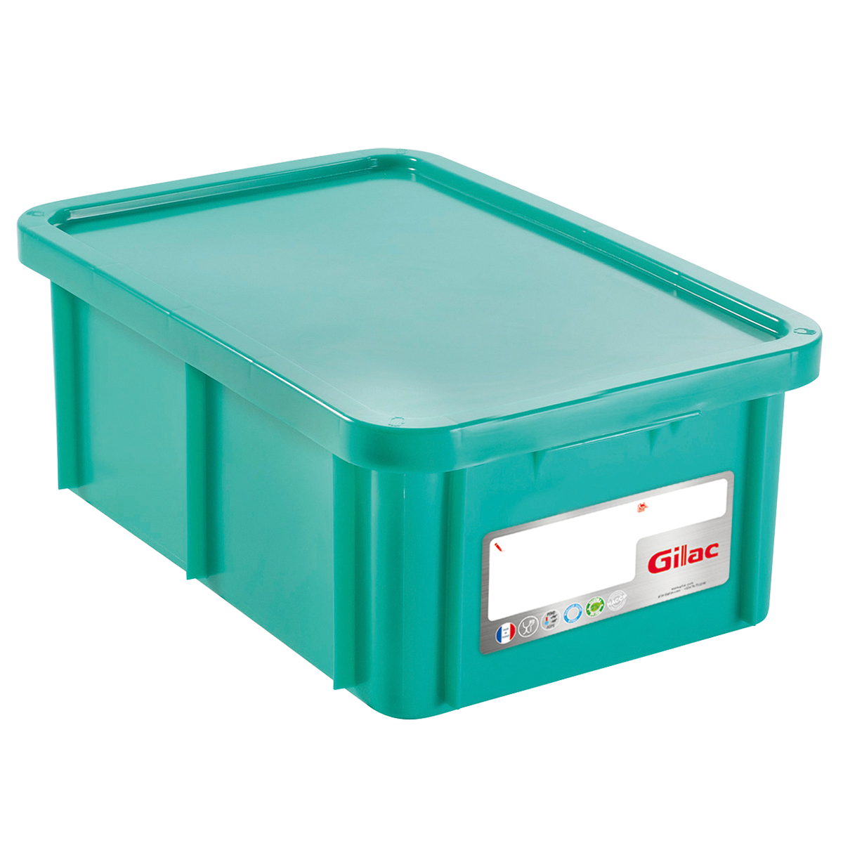 BAC HACCP RECT. 35 L + COUV. – Bac renforcé – HygiRéa