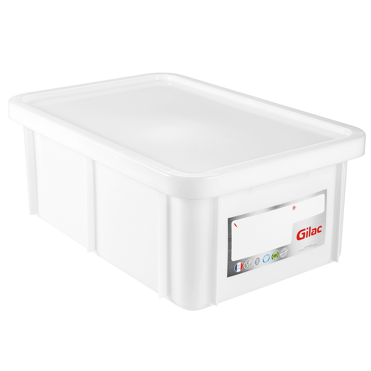 BAC HACCP RECT. 35 L + COUV. – Bac renforcé – HygiRéa