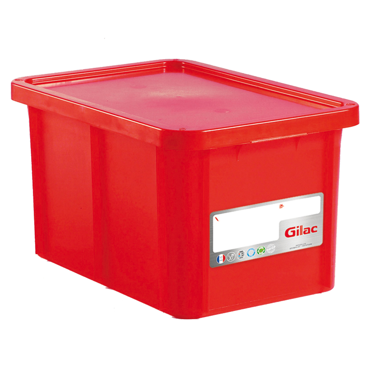 BAC HACCP RECT. 55 L + COUV. – Bac renforcé – HygiRéa