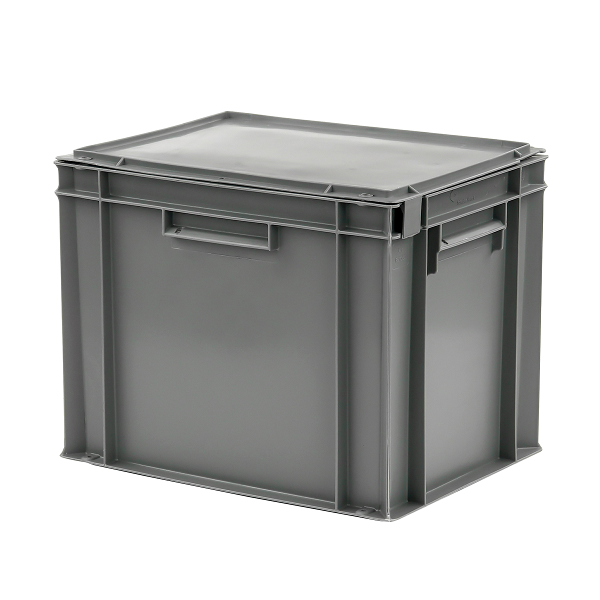 BAC 400X300 30L COUV.SOLIDAIRE GRIS – Bac renforcé – HygiRéa