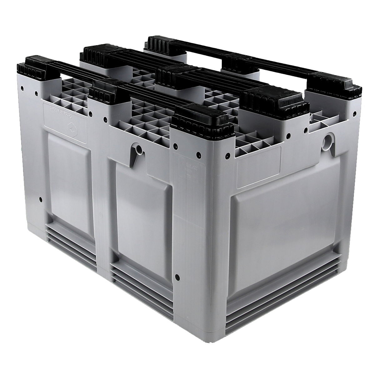 CAISSE PALETTE 480L 80X120X79 GRIS – Caisse palette – HygiRéa