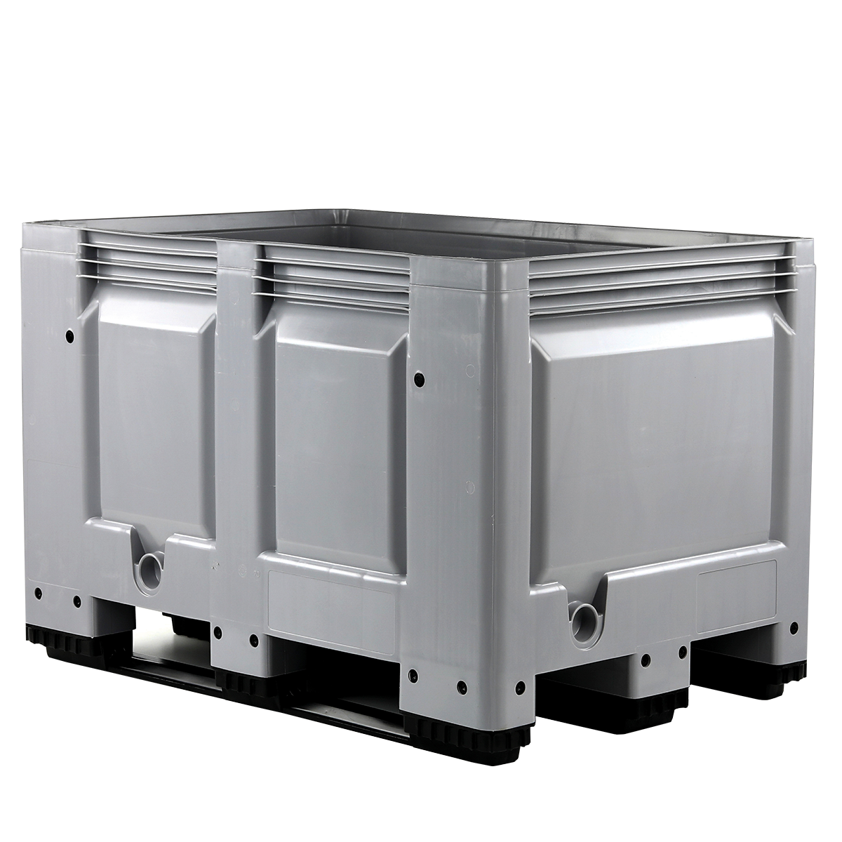 CAISSE PALETTE 480L 80X120X79 GRIS – Caisse palette – HygiRéa