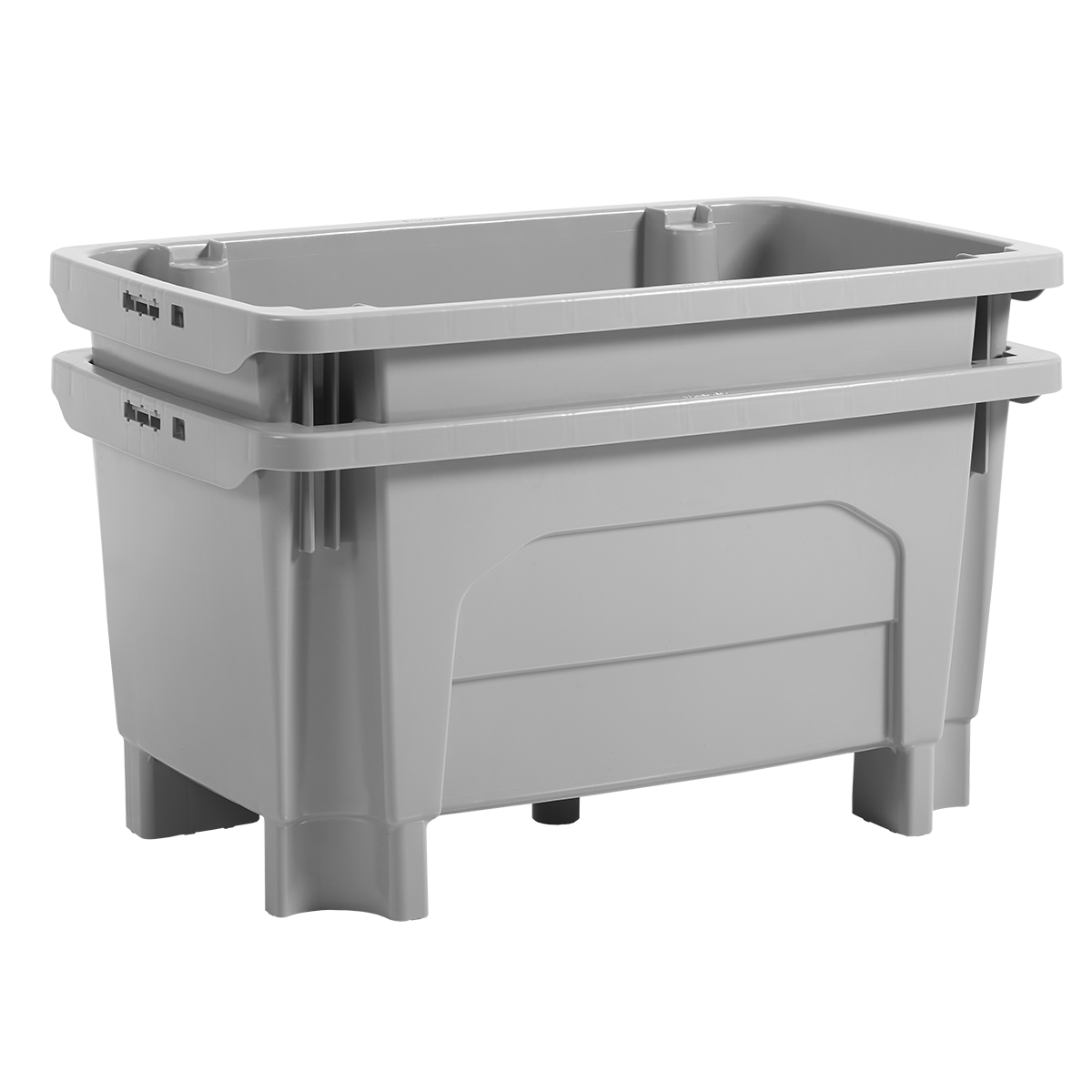 BAC GRD VOLUME SUR PIEDS 300L GRIS – Bac grand volume – HygiRéa