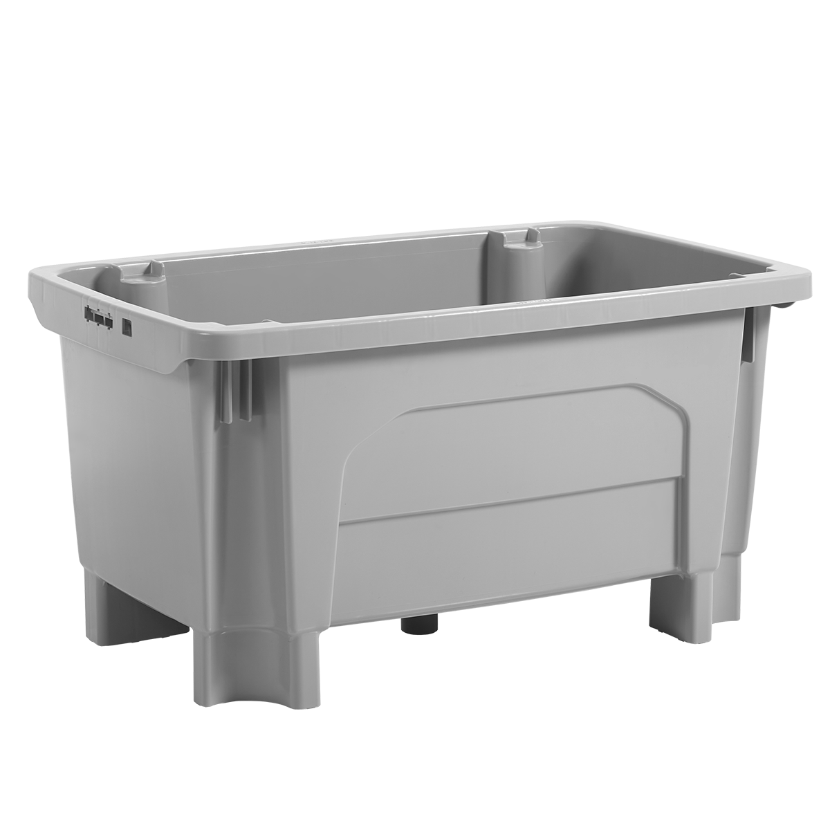 BAC GRD VOLUME SUR PIEDS 300L GRIS – Bac grand volume – HygiRéa