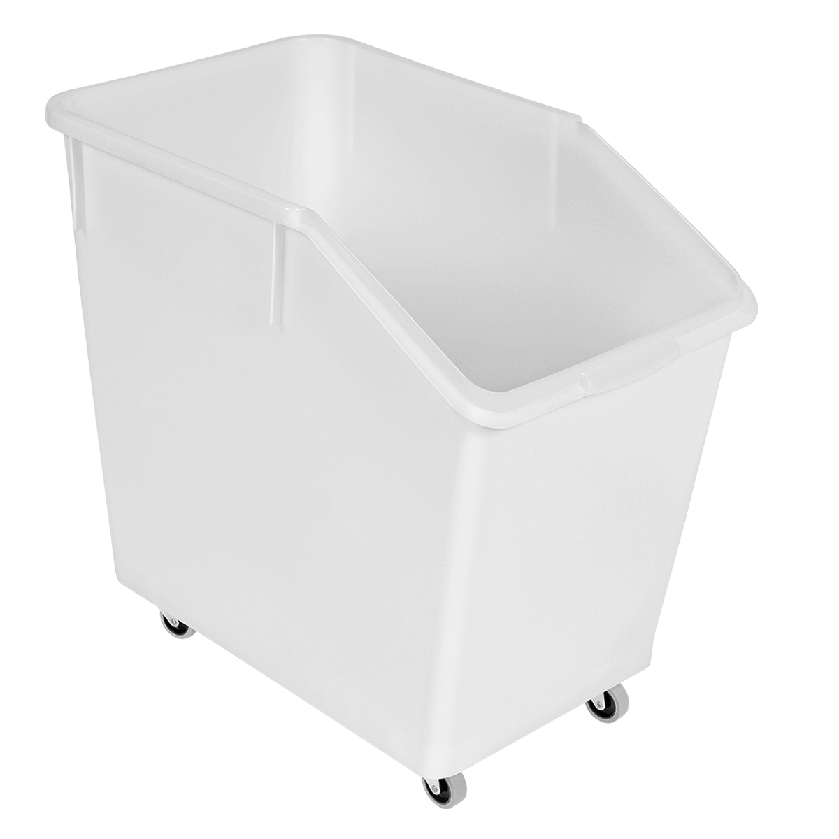 BAC INGREDIENTS BLANC 80L+4 ROUES – Bac à ingrédients – HygiRéa