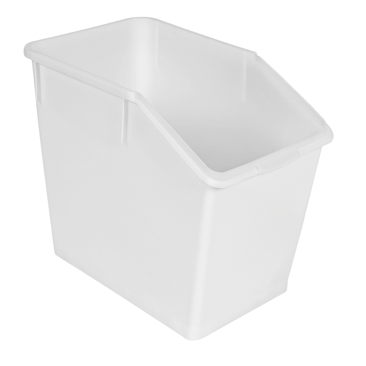 BAC INGREDIENTS BLANC 80L+4 PATINS – Bac à ingrédients – HygiRéa