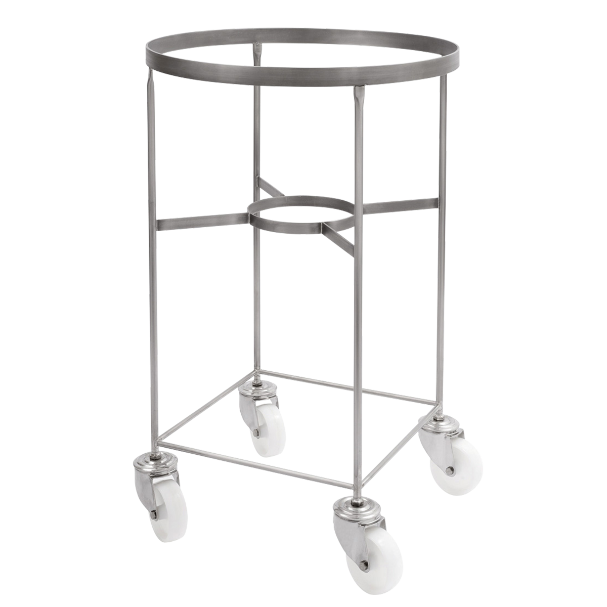 CHARIOT INOX BAC HEMISPHERIQUE 75 L – Chariot – HygiRéa