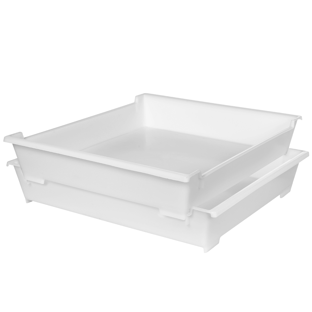 BAC RENF RECT EMPI/EMBOI 9.6L BLANC – Bac renforcé – HygiRéa