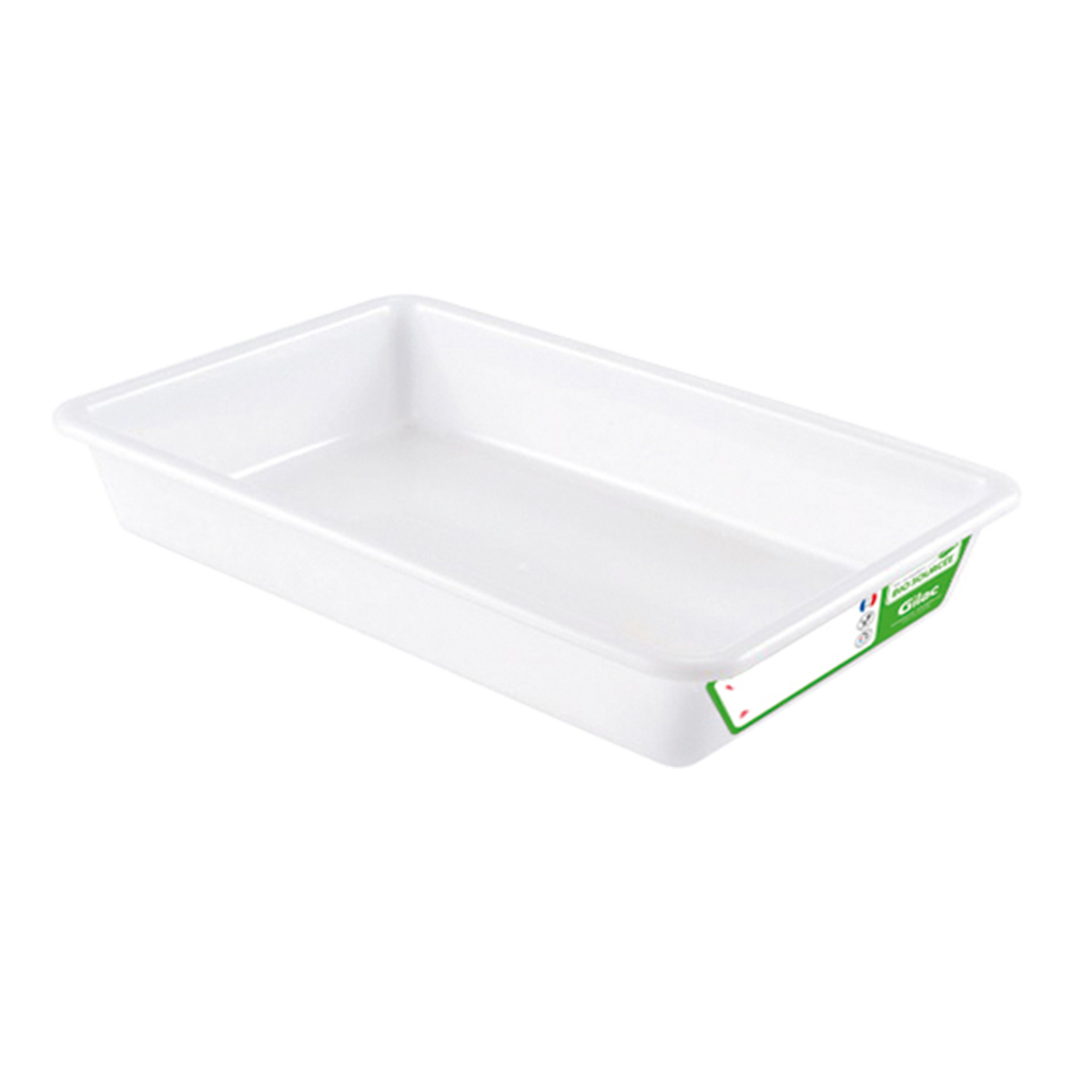 BAC PLAT BIOSOURCE BLANC – Bac plat – HygiRéa