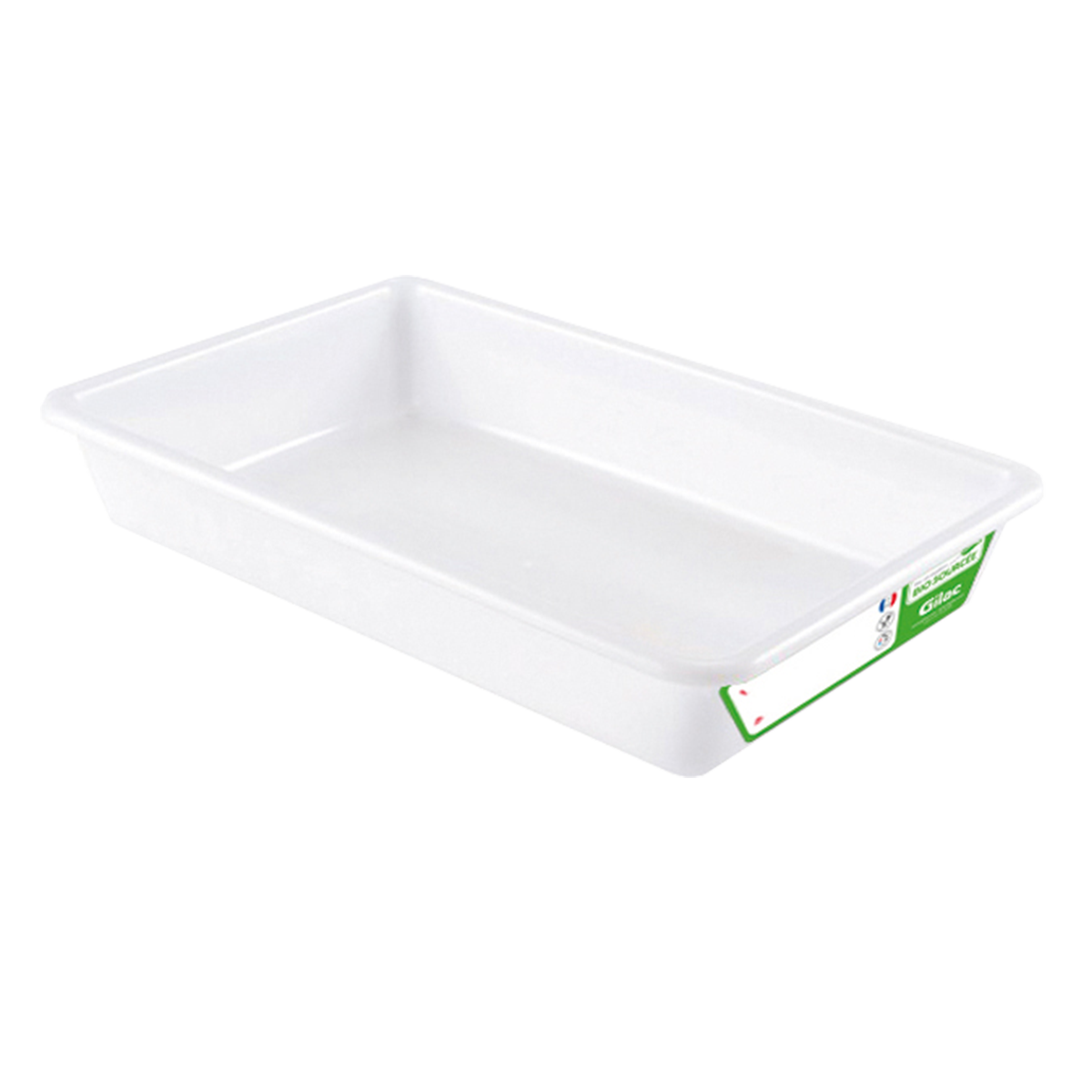 BAC PLAT BIOSOURCE BLANC – Bac plat – HygiRéa