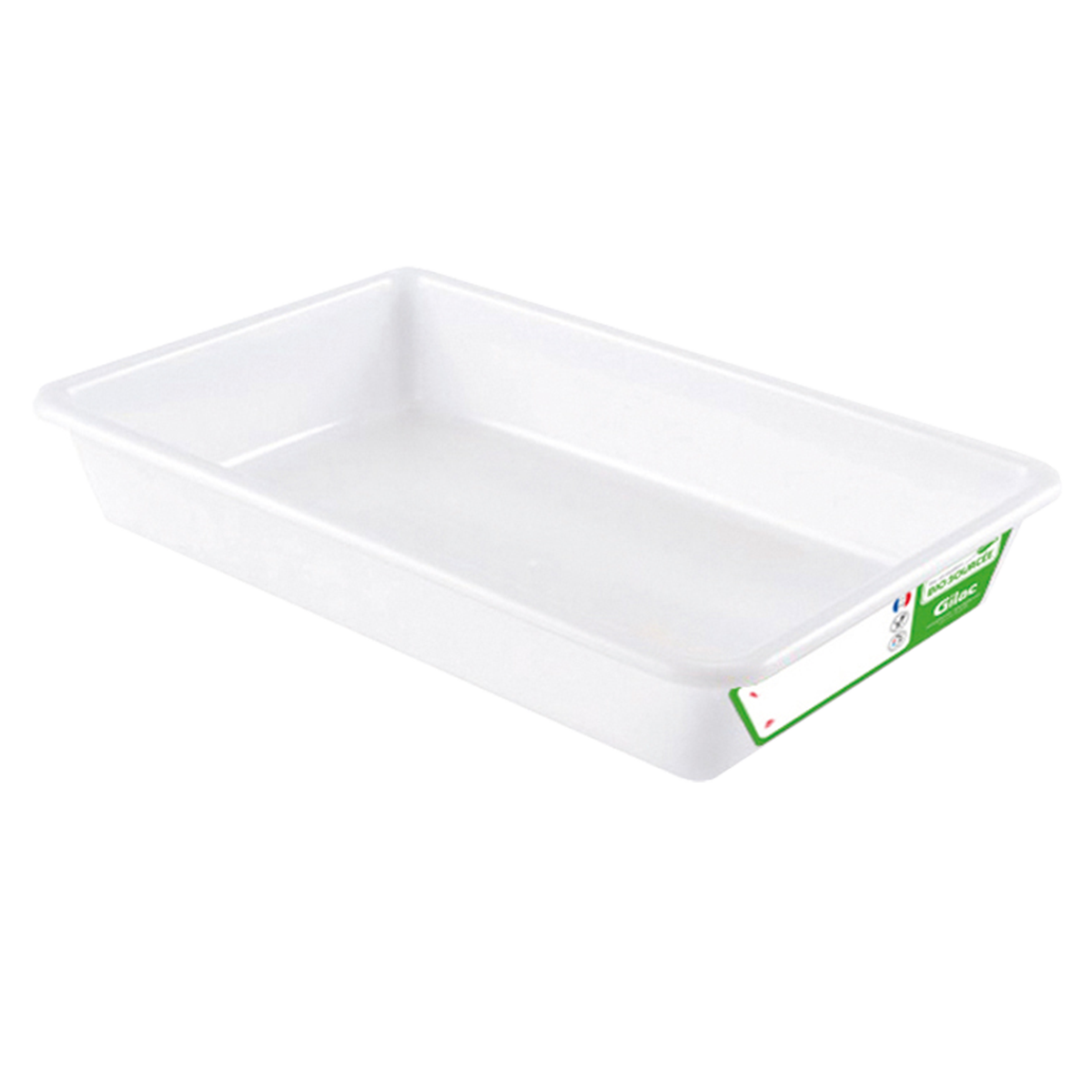 BAC PLAT BIOSOURCE BLANC – Bac plat – HygiRéa