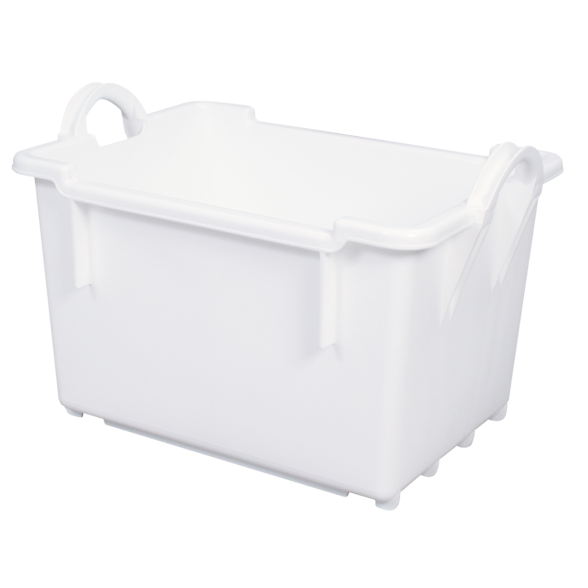 BAC COMPORTE EMPIL. EMB.100 L BLANC – Bac grand volume – HygiRéa