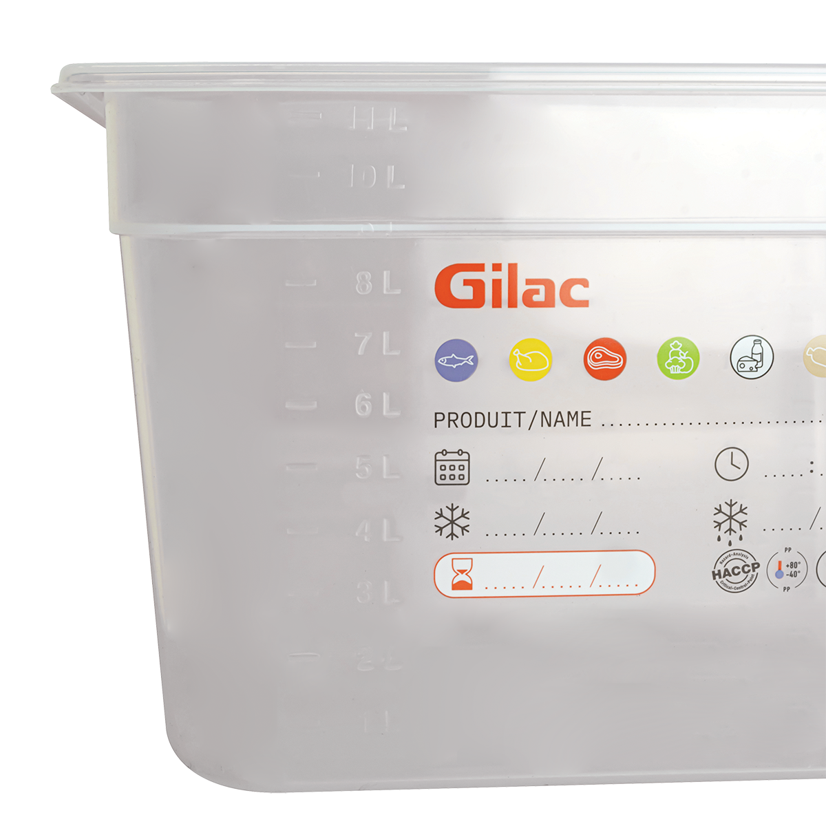 LOT 2 BACS HACCP GN1/2 – Bac gastronorme – HygiRéa