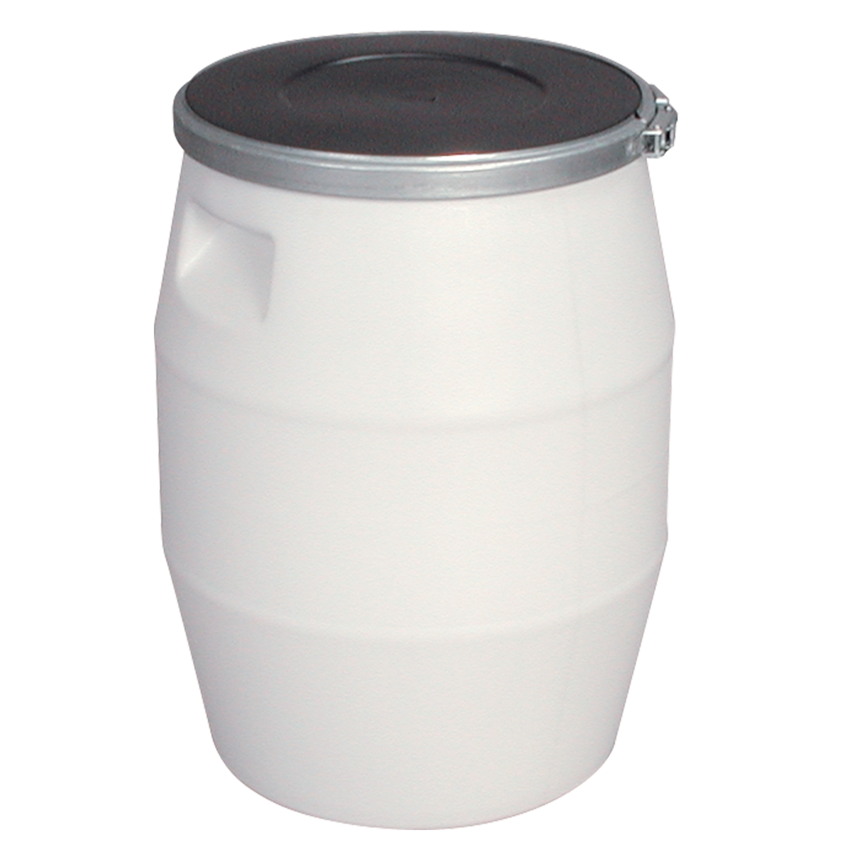 FUT 50 L BLANC COUV. GEN. METAL – Jerrican, fût, bonbonne – HygiRéa