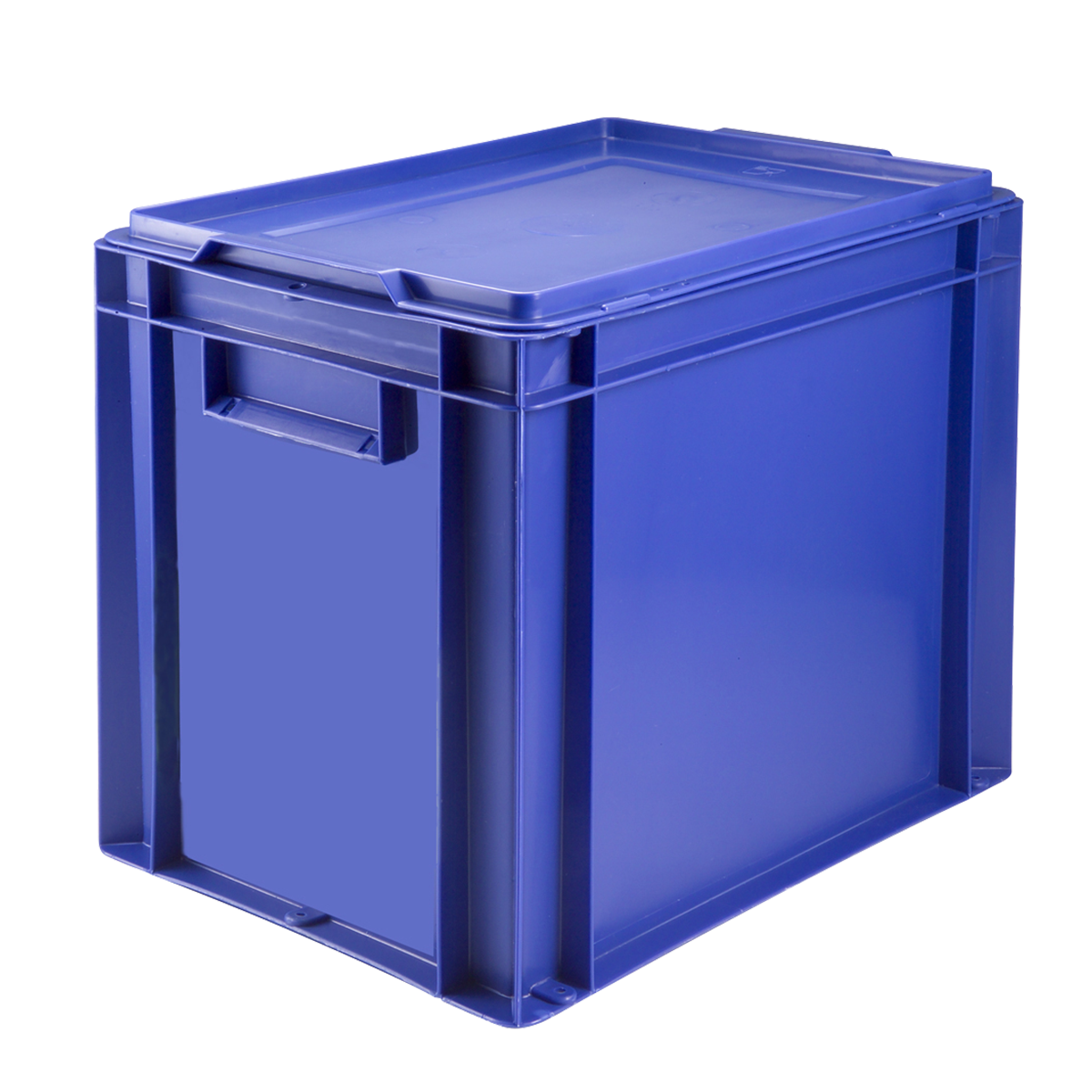 BAC PLEIN 400X300 27 L BLEU + COUV. – Bac renforcé – HygiRéa