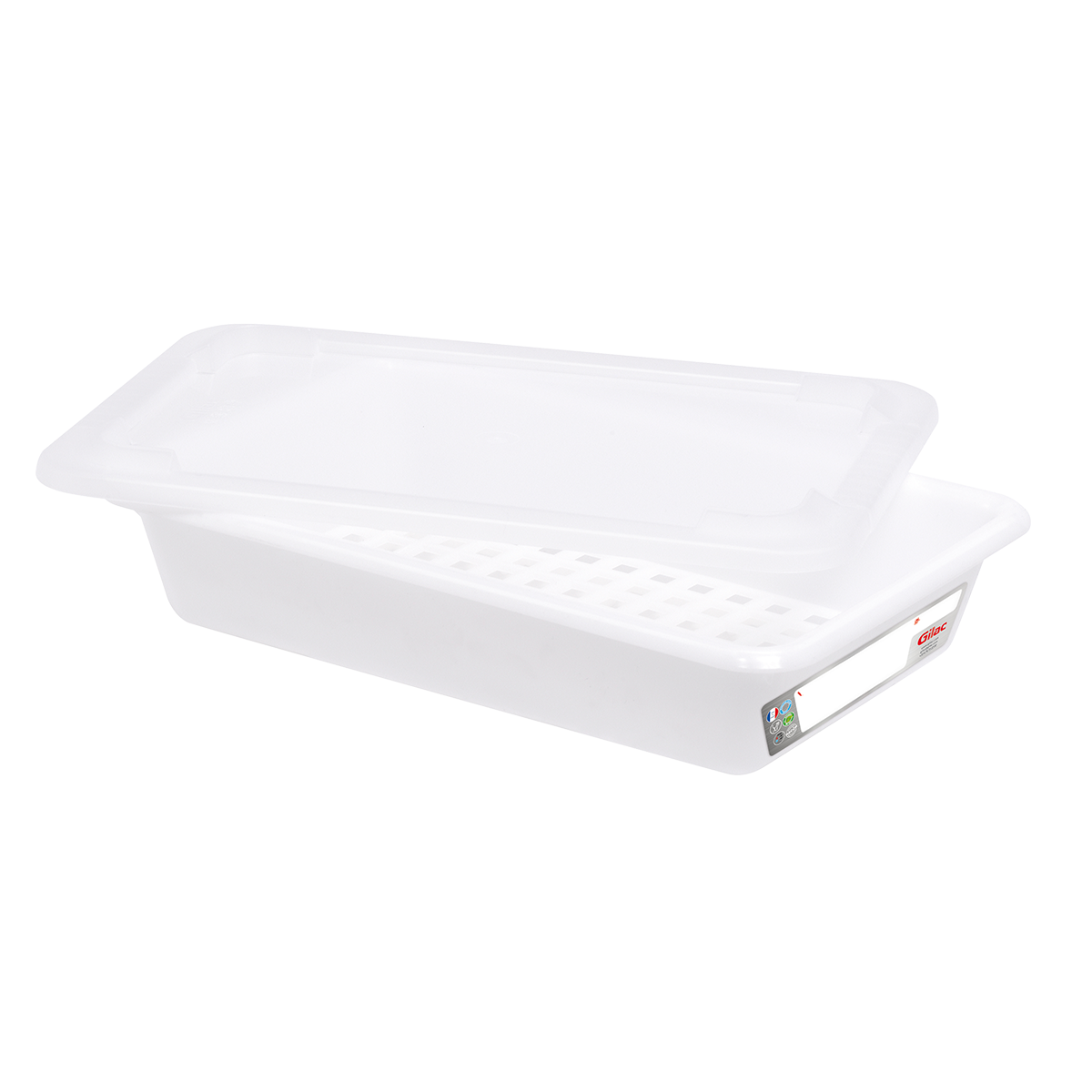 BAC PLAT 3 L HACCP + CV+ GRIL – Bac plat – HygiRéa