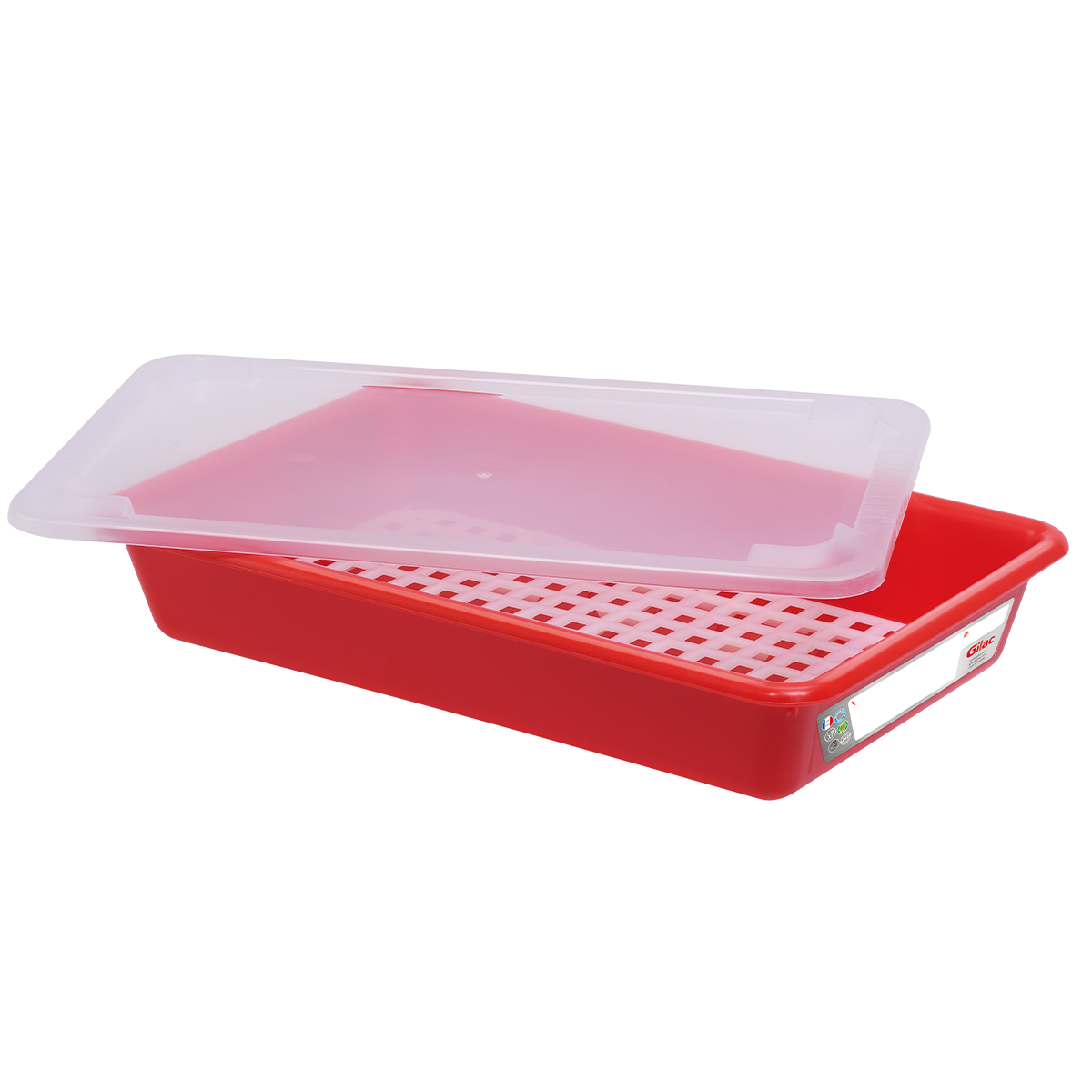 BAC PLAT 5 L HACCP + CV+ GRIL – Bac plat – HygiRéa