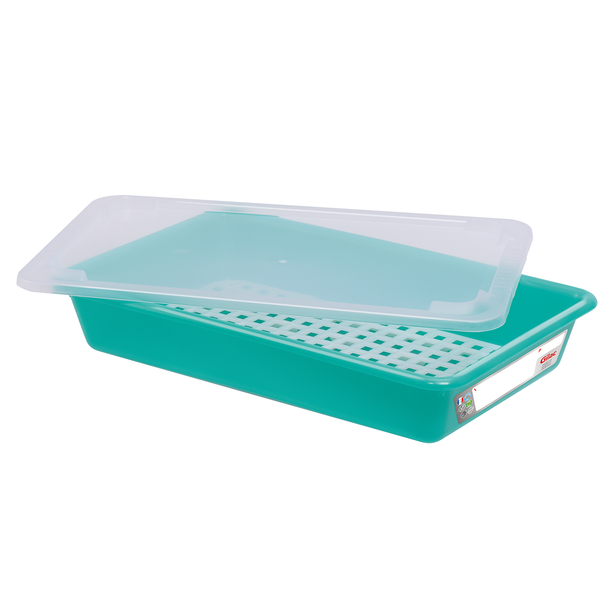 BAC PLAT 5 L HACCP + CV+ GRIL – Bac plat – HygiRéa