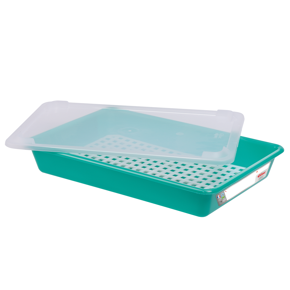 BAC PLAT 8 L HACCP + CV+ GRIL – Bac plat – HygiRéa