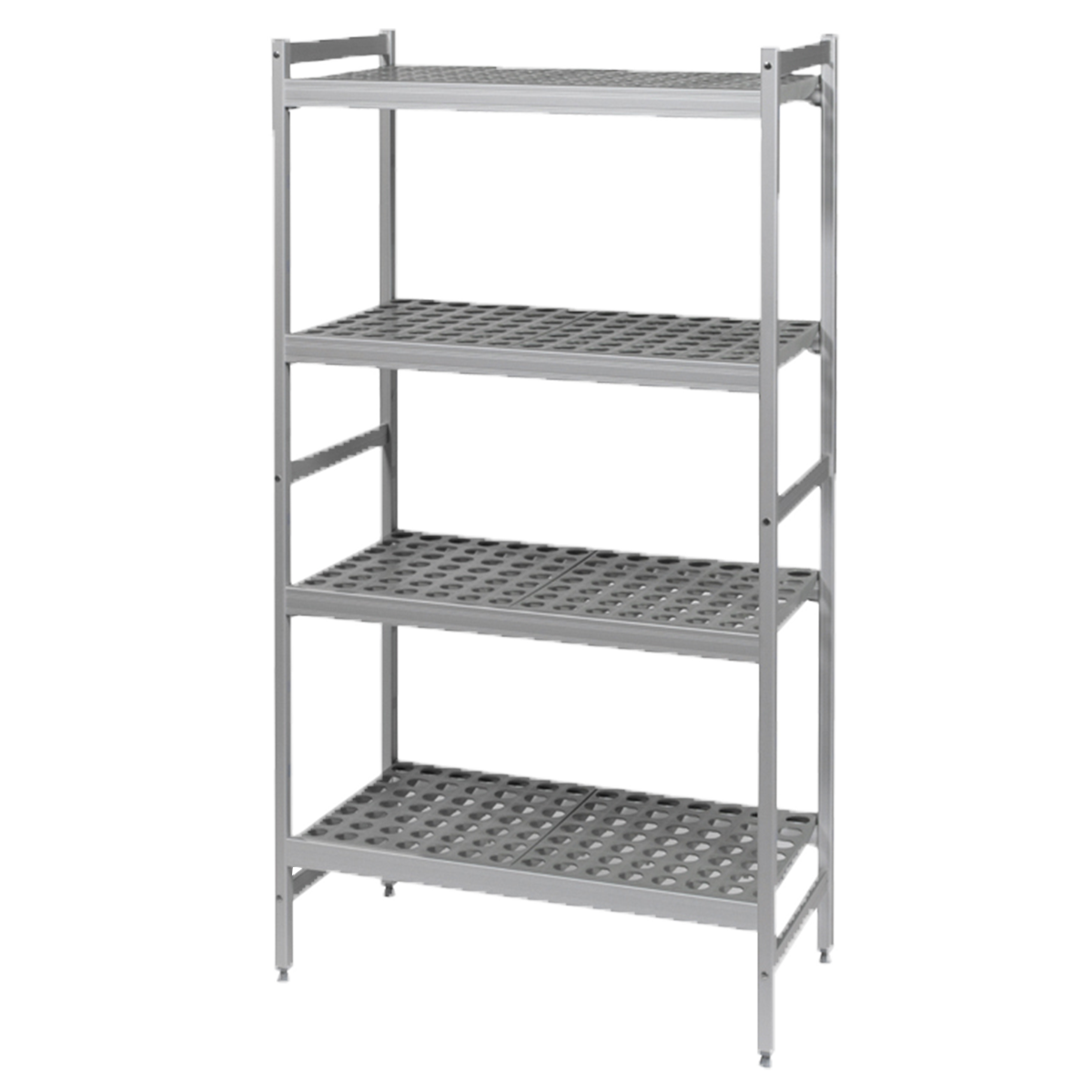 ETAGERE 4 NIV. ALU. L90XP56XH180 – Etagère, rayonnage – HygiRéa