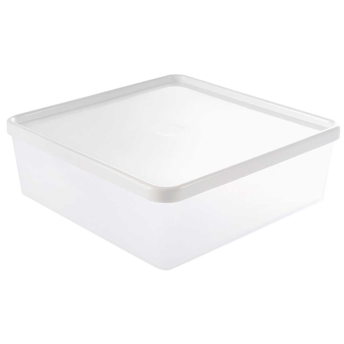 LOT DE 6 BOITES 2.5 L + COUV.BLANC – Boîte réutilisable – HygiRéa