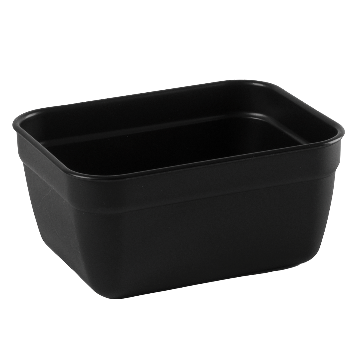 10 BOITES RECT. 0,4L NOIR + CV.TRP – Boîte réutilisable – HygiRéa