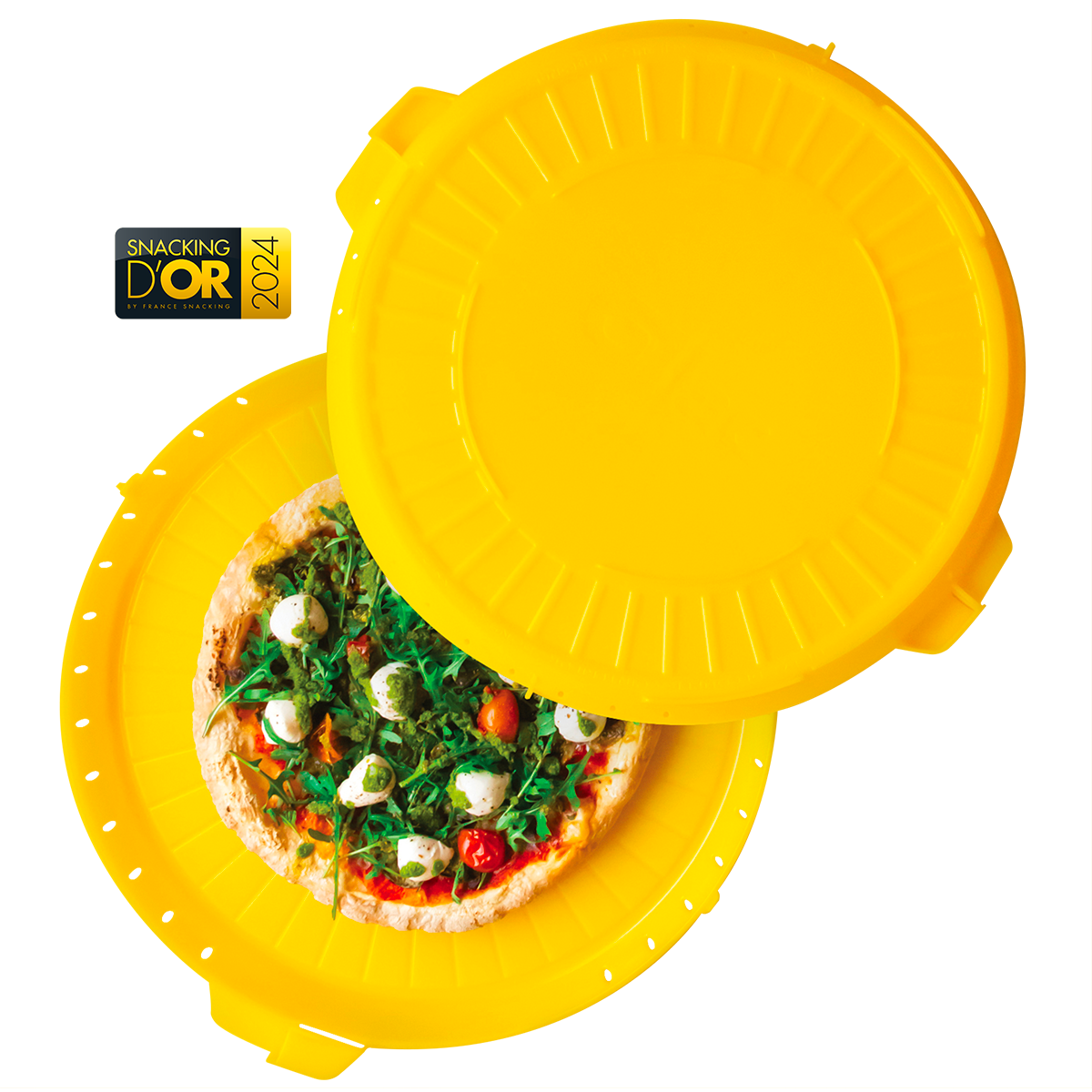 B2R - JAUNE - PAVÉ GILAC – Boîte réutilisable – HygiRéa