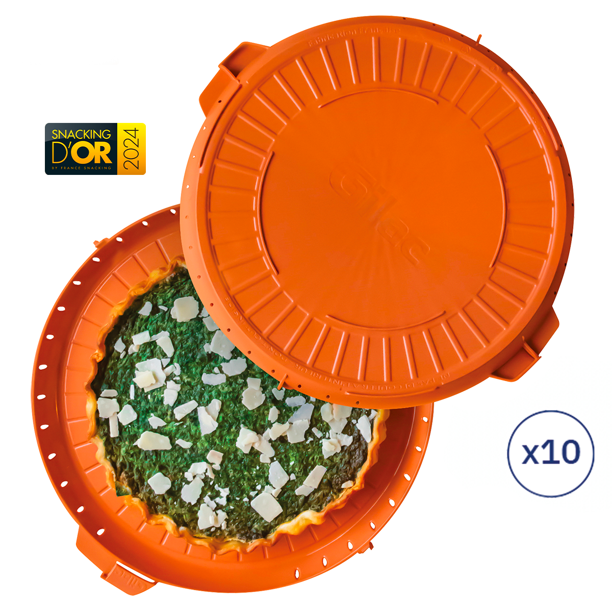 LOT 10 B2R -TERRACOTTA - PAVÉ GILAC – Boîte réutilisable – HygiRéa