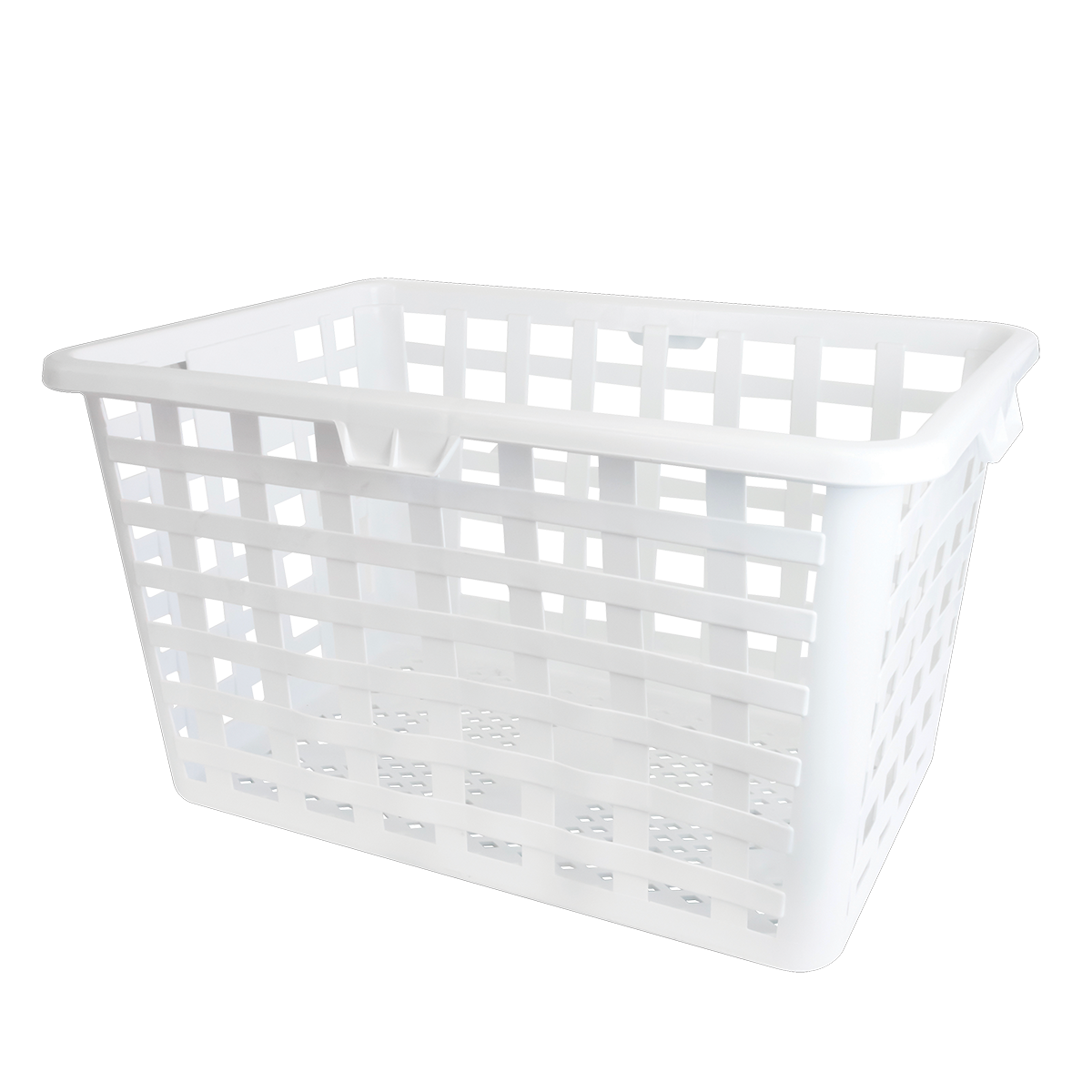 MANNE 112L BLANC – Corbeille à linge – HygiRéa