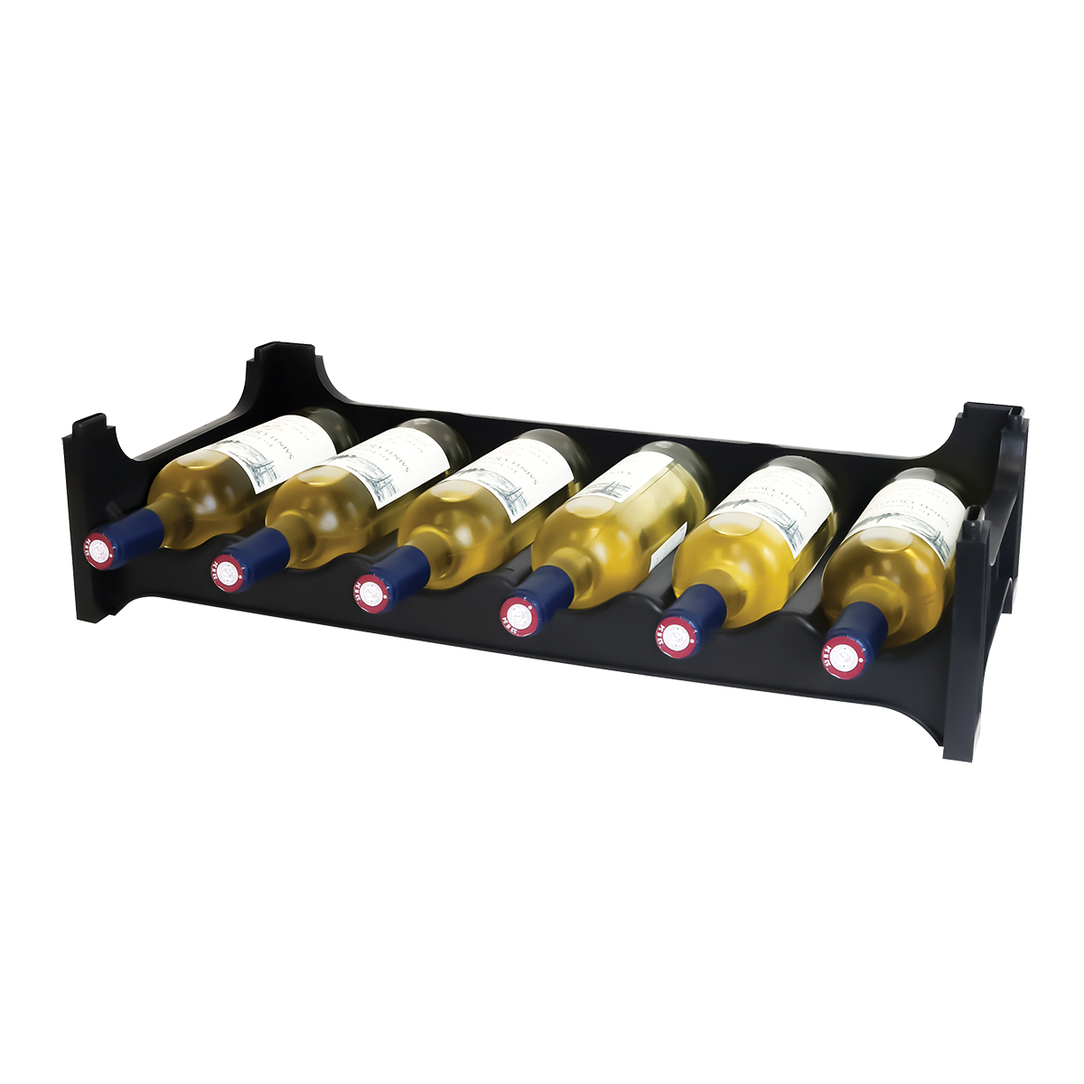 RAYON 6 CASES 680X280X140 NOIR – Etagère, rayonnage – HygiRéa