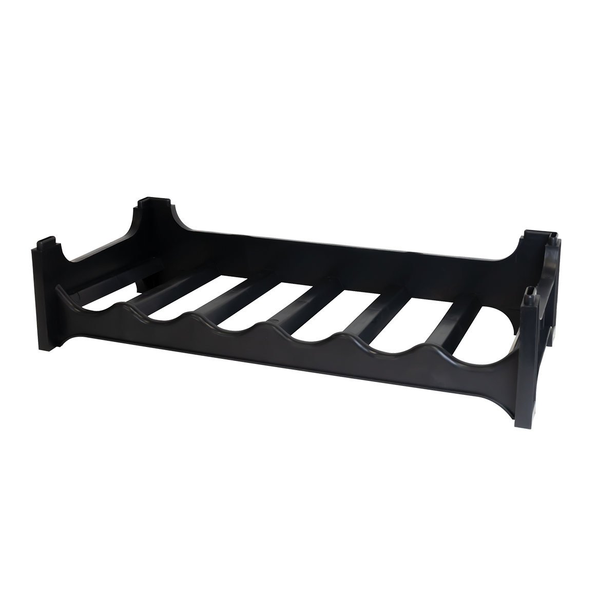 RAYON 6 CASES 680X280X140 NOIR – Etagère, rayonnage – HygiRéa