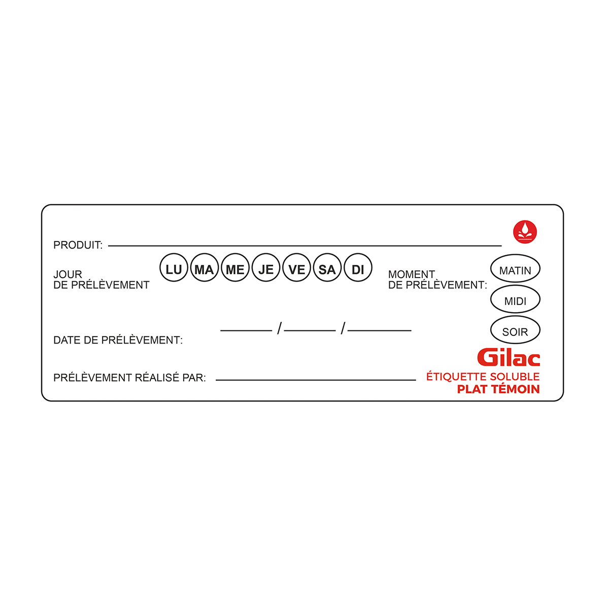 220 ETIQUETTES HACCP HYDROSOLUBLES – Marqueurs pour plastique – HygiRéa