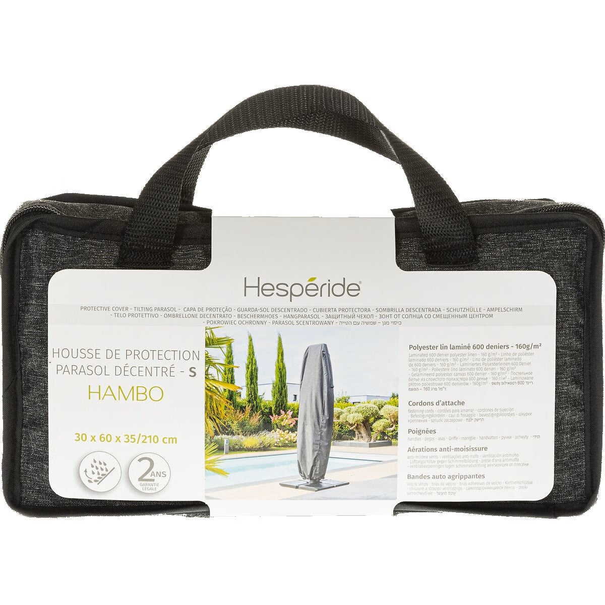 Housse de protection HAMBO pour parasol déporté S – Housses de Parasols – HygiRéa