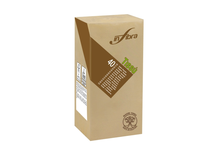 SERVIETTE 38 2P 1/8 MADRE TERRA (40PZX18) – Serviettes Jetables – HygiRéa