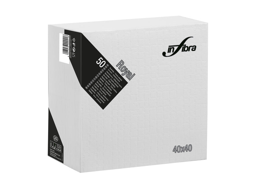 SERVIETTE 40x40 4P ROYAL – Serviettes Jetables – HygiRéa