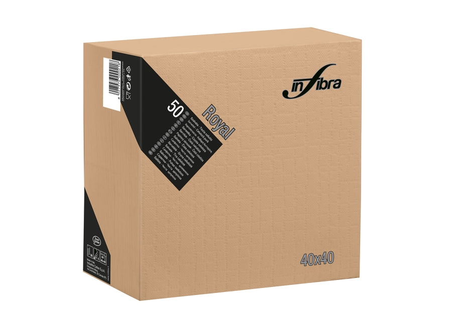 SERVIETTE 40x40 4P ROYAL – Serviettes Jetables – HygiRéa