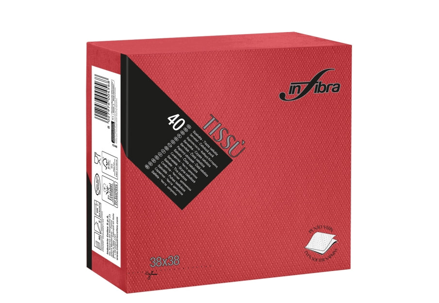 SERVIETTE 38x38 2P TISSU – Serviettes Jetables – HygiRéa