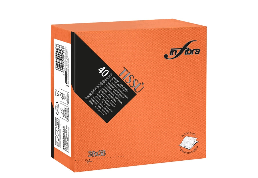 SERVIETTE 38x38 2P TISSU – Serviettes Jetables – HygiRéa