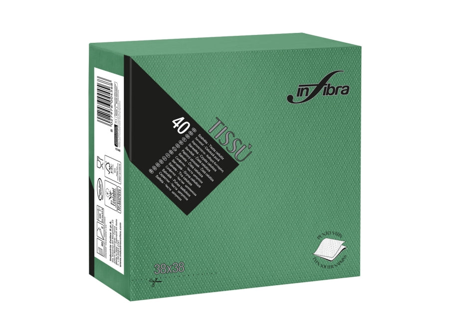 SERVIETTE 38x38 2P TISSU – Serviettes Jetables – HygiRéa