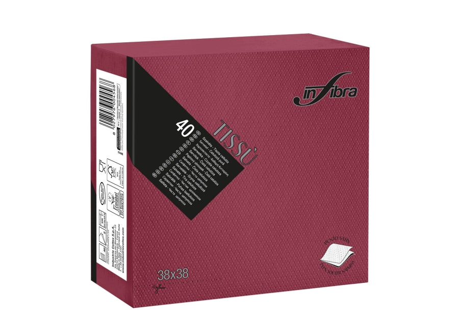 SERVIETTE 38x38 2P TISSU – Serviettes Jetables – HygiRéa