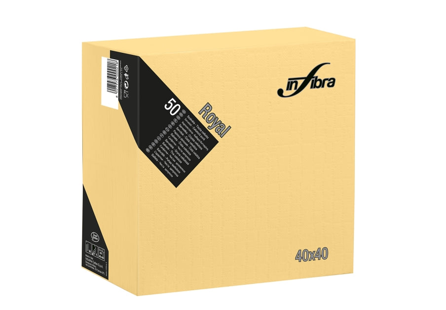SERVIETTE 40x40 4P ROYAL – Serviettes Jetables – HygiRéa